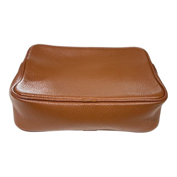 Quince Tan Italian Pebbled Leather Crossbody Bag - Picture 3 of 7